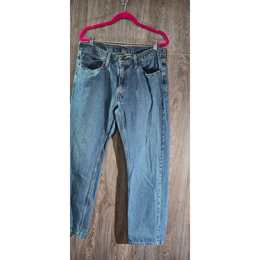Levi's 559 Relaxed Straight Denim Blue jeans Mens Tag Sz 36x32 Measures 36x30‎